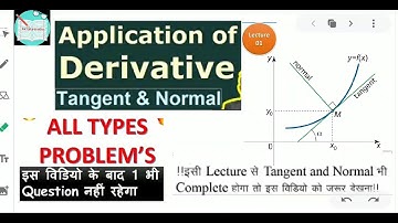 Tangent and normal |Lecture 1 |Application of deravitive|class12&11|Airforce|Navy|AA|SSR|NDA|Maths