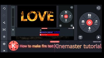 How To Edit Fire Effect Text AnimationIn KineMaster - New Text Editing Tricks by CP ENTERTAINMENT