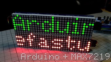 Arduino Dot Matrix and Parola library Part3