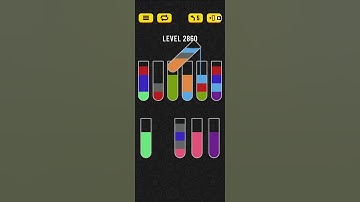 Water sort puzzle level 2860