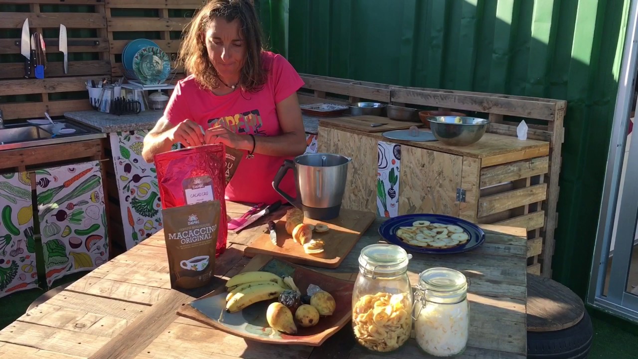 Comment faire un gateau 100% cru, 100% fruit : Poire - Choco !