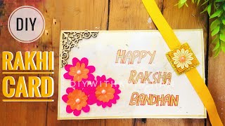 Paper Rakhi Card Craft Idea | Raksha Bandhan 2019 | Easy Gift Idea | Paper Flower Card screenshot 1