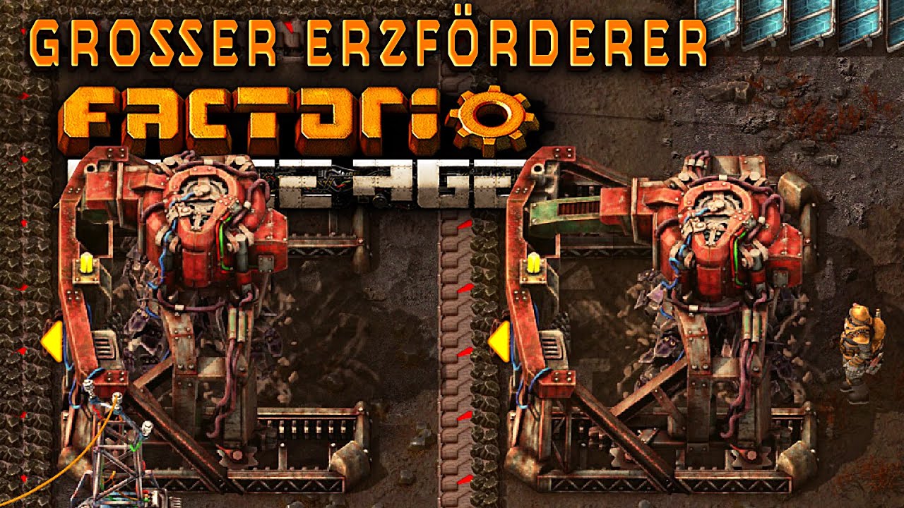Großer Erzförderer auf Vulcanus im Factorio Space Age DLC - YouTube