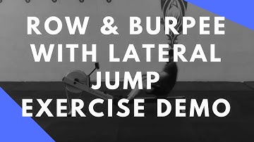 Rugby Renegade | Row & Burpee with Lateral Jump - Exercise Demo