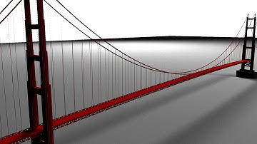 Maya 2014 tutorial : Modeling the Golden Gate bridge