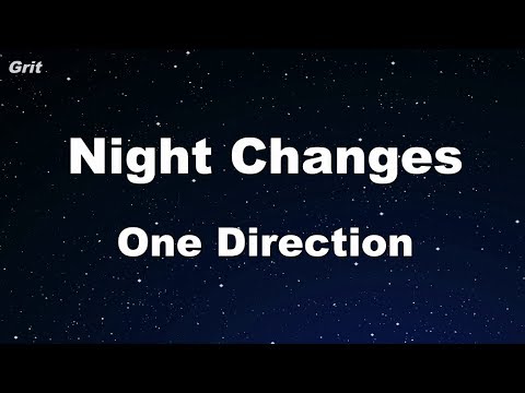 Night Changes - One Direction Karaoke 【No Guide Melody】 Instrumental