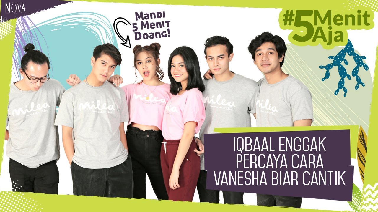 Iqbaal Ramadhan Cuma Butuh 2 Cara Biar Ganteng! | #5MenitAja Tips Ganteng dan Cantik Cast Milea
