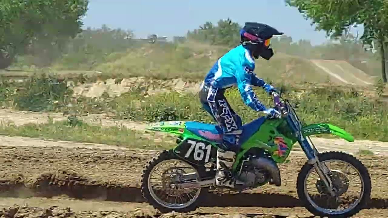 Jack Lester 1993 kx125 at MMX Main Track 4-20-25