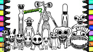 Zoonomaly Coloring Pages New / How To Color All New Bosses And Monsters From Zoonomaly 2