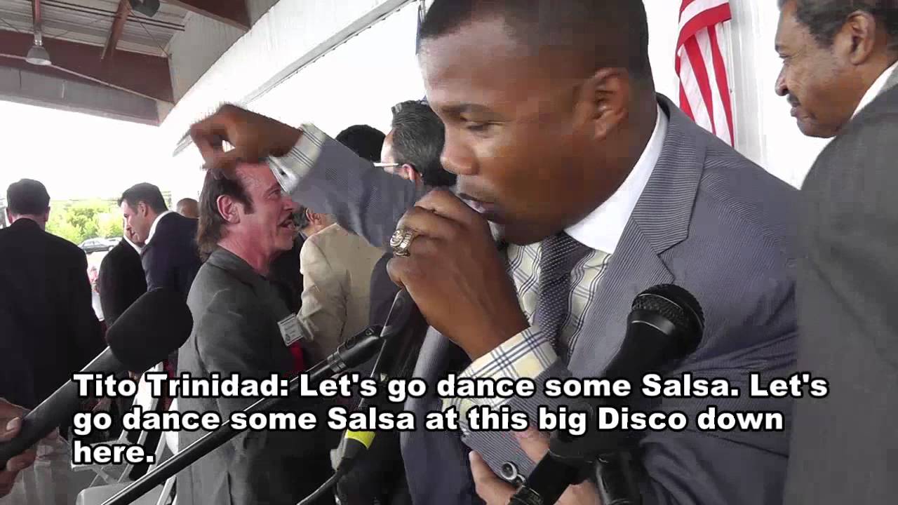 Oscar De La Hoya & Tito After Being Inducted To HOF