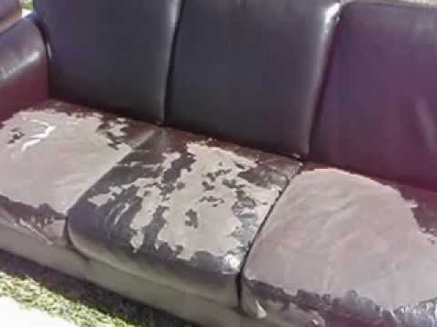 How to fix a peeling leather couch
