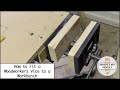 How to fit a woodworkers vice How to fit a woodworkers vice
