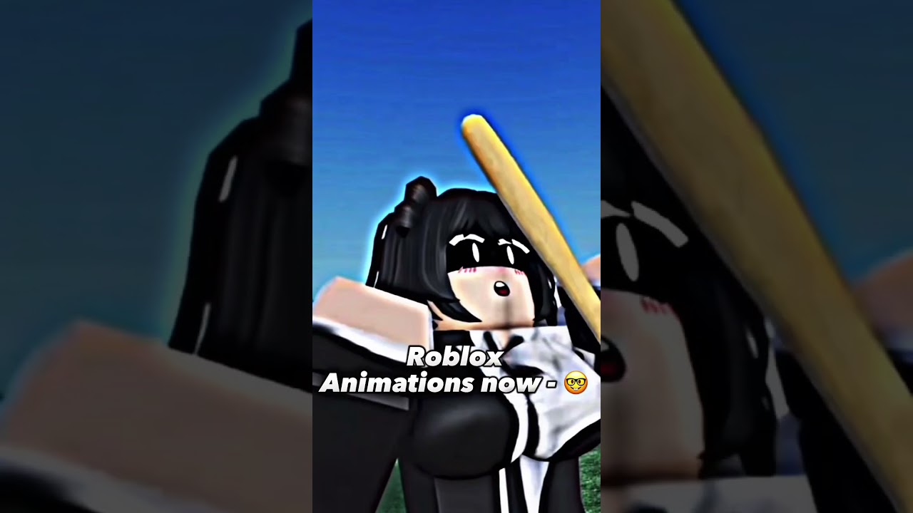 Roblox animations now:🤓 vs then🗿 #animation #fypシ #roblox