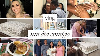 Vlog do casamento do meu primo ❤️ fiz o bolo e fui testemunha/madrinha