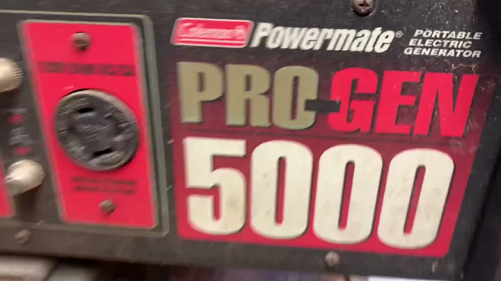 Revive Your Coleman Powermate PRO GEN 5000 Portable Generator!