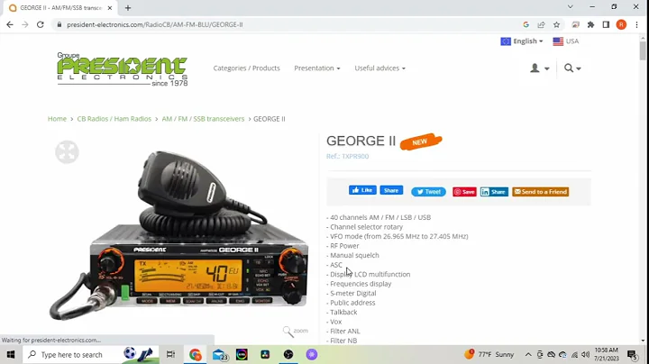 President am/fm/ssb cbs to hit us market soon? #cb #hamradio #hamharder