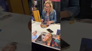 Meeting Gigi Edgley from Farscape at Fayetteville Comic Con 2022