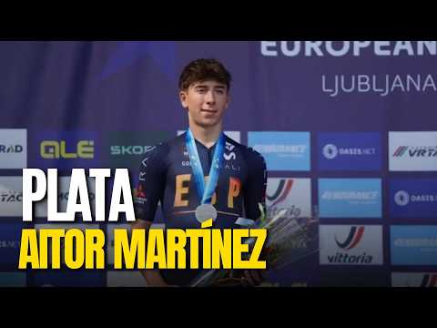 Aitor Martínez, SILVER MEDAL in the junior event at the European Cycling Championships