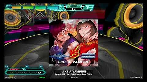 DDR / LIKE A VAMPIRE - DIFFICULT SINGLE (DanceDanceRevolution A20 PLUS)
