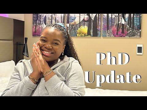 MAJOR PhD UPDATE!