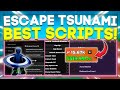 NEW Escape Tsunami For Brainrots Script NO KEY Auto Farm Money Collect Teleport To End