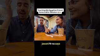 Teaching my Egyptian Friend Bollywood Song | Egypt Travel | Funny | Trending | Travel Vlog | Viral