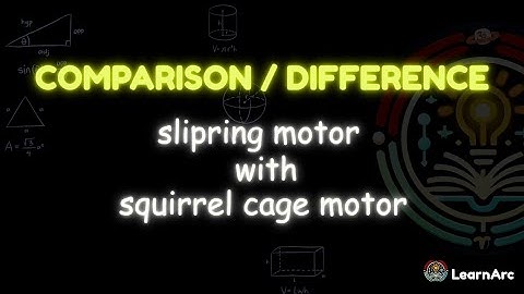 SLIPRING VS SQUIRREL CAGE MOTOR | COMPARISON & DIFFRENCE 💯