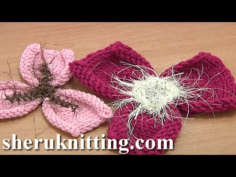 Easy To Knit 60Petal Flower Tutorial 60 Fascinating Free Knitted Flower Patterns Easy To Knit 60Petal Flower Tutorial 60 Fascinating Free Knitted Flower Patterns