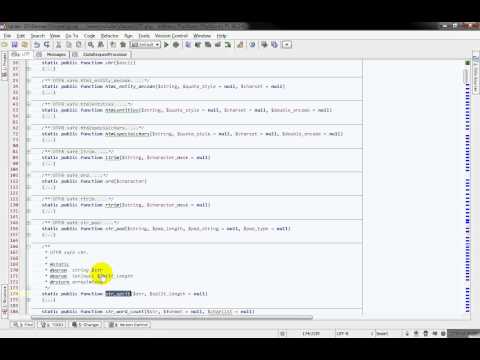 phpdoc unfolded by mouseover