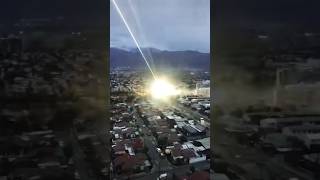 Laser Beam Strikes A House ? technology space laser shorts