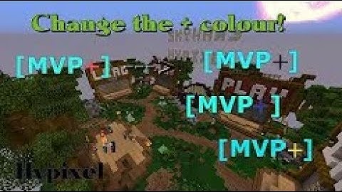 MINECRAFT HYPIXEL - GETTING DARK GREEN COLOR PLUS ON MVP+