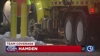 VIDEO: Slick conditions continue to be reported in Hamden
