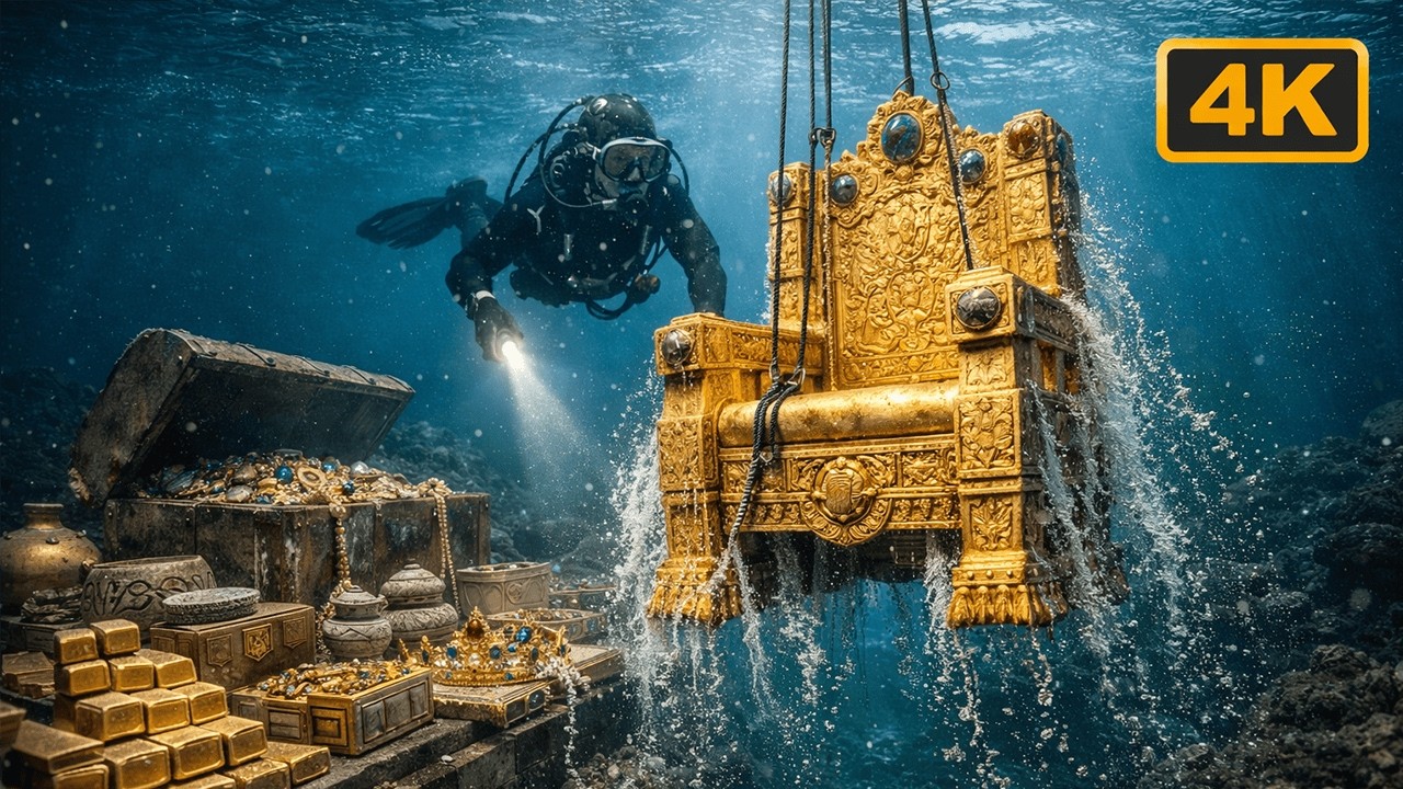 Diver Discovers a Lost Underwater City Filled With Treasure | Real Deep-Sea Discovery