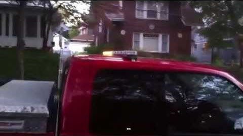 Roof Top Amber LED Light Bar Demo Video Part 1 - TowMart.com