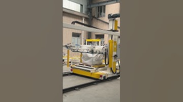 Fanuc robotic bulk bag palletizer robot arm palletizer with bulk bag holder and hanging system