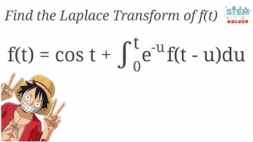 7.4-40 Use Laplace Transform to solve given integral equation | DE