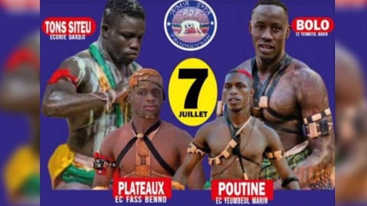 Direct Arène nationale Tons Siteu vs Bolo, Poutine vs Plateau ...