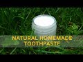 Remineralizing and whitening natural homemade toothpaste