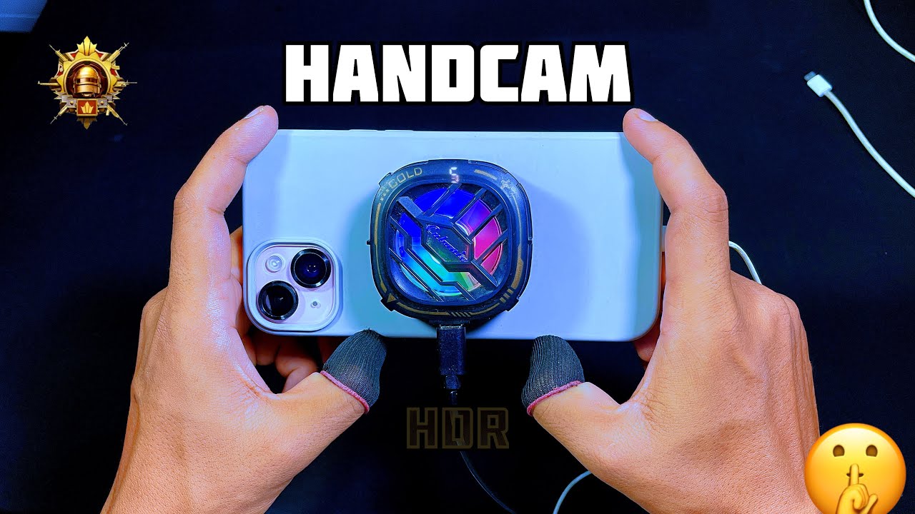 IPHONE 15 PLUS HANDCAM IN 2025 🔥/HDR+Extreme PUBG Gaming Test😍/ IOS 18.5 Livik Gameplay!