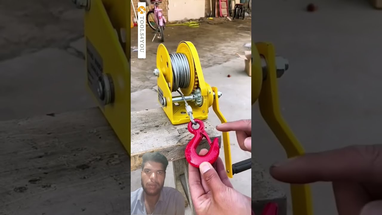 Manual Self Locking Winch Selflocking Hardwaretools Tools Shorts Machine