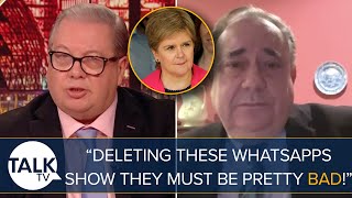 'Those Who Lost Loved Ones Are SPITTING BLOOD!'  Alex Salmond On Nicola Sturgeon Covid WhatsApps