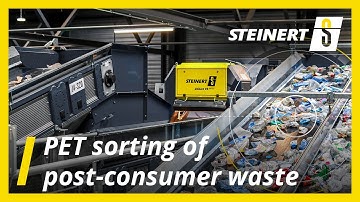 PET sorting from post-consumer packaging waste with UniSort PR EVO 5.0