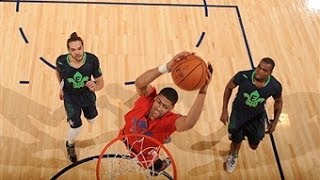 Anthony Davis Drops a Duo of Nice Alley-Oop Finishes