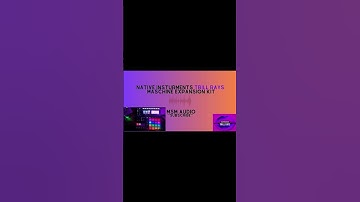 NI Trill Rays Maschine Expansion!! #shortsvideo #maschine  #nativeinstrumentsmaschine