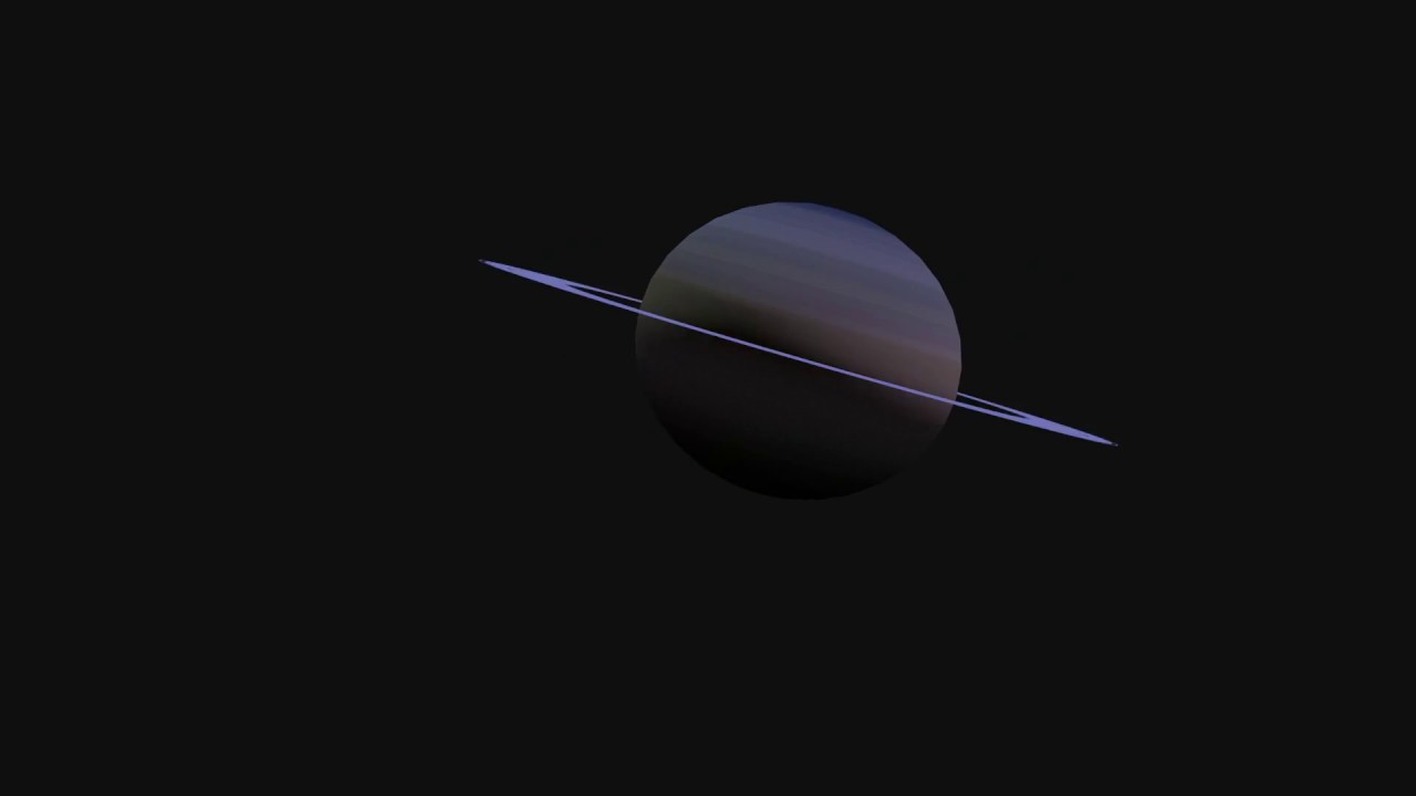 Saturno con colori particolari - YouTube