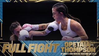 Maiseyrose Courtney vs Martina Bernile: Full Fight (Opetaia vs Thompson Undercard)