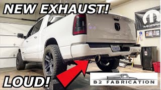 2020 RAM 1500 MUFFLER DELETE AND RESONATOR DELETE *B2 FABRICATION*