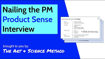 Nailing the Product Sense PM Interview (Art & Science Method)