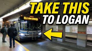 Taking 🚍Boston's Airport Transit: MBTA Silver Line SL1 from South Station
