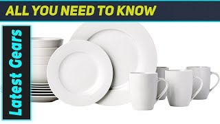 Best Everyday Dishes? Amazon Basics 16-Piece Dinnerware Set
